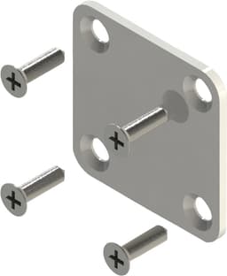 Epoq koblingsbeslag skapdør (klarlakkert)