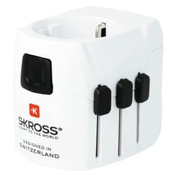 Skross World adapter Pro Light USB (Schuko, Euro)