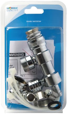 Nordic Quality dobbel vanntilkobling