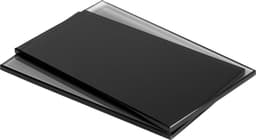 Epoq NPS Crystal Plus skuffesider i glass, 30 Dark Clear