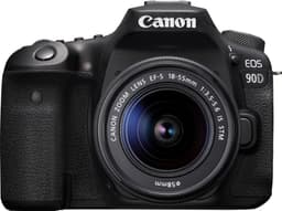 Canon EOS 90D DSLR kamera + EF-S  18-55 mm f/3.5-5.6 IS STM objektiivi