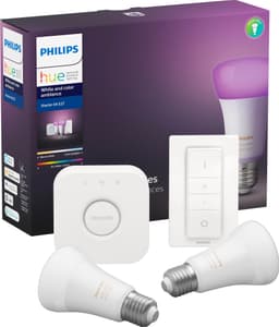 Philips Hue White and Color Ambiance startpakke E27