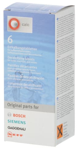 Bosch Siemens afkalkningstabletter