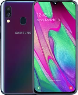 Samsung Galaxy A40 Enterprise smartphone (sort)