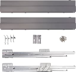 Epoq NPS skuff skuffesider og skinner 55 40kg, lav
