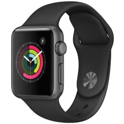 Apple Watch Series 1 Sport - 38 mm - grå alu/sort rem