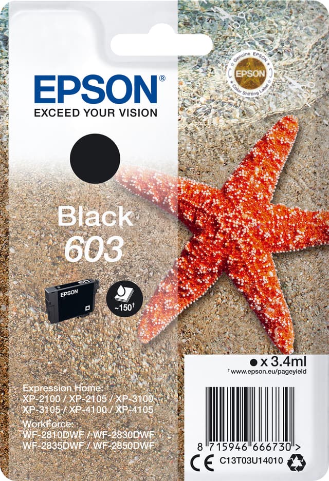 Epson 603 sort blekkpatron