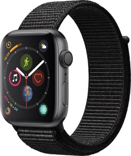 Apple Watch Series 4 44 mm (grå alu/sort sport loop)