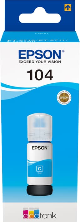 Epson 104 EcoTank bläckflaska cyan