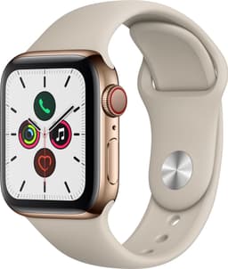Apple Watch Series 5 40mm teräskuori (GPS + Cellular)