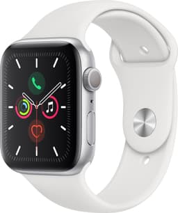 Apple Watch Series 5 44mm (silver alu/vit sportband)