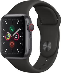 Apple Watch Series 5 40mm rostfri boett (GPS + mobil uppkoppling)