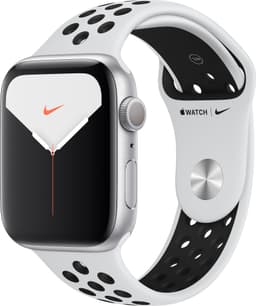 Apple Watch Series 5 Nike+ 44mm (sølv alu/sort Nike sportsreim)