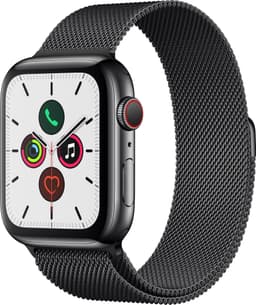 Apple Watch Series 5 44mm teräskuori (GPS + Cellular)