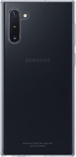 Samsung Galaxy Note 10 deksel med stativfunksjon (gjennomsiktig)