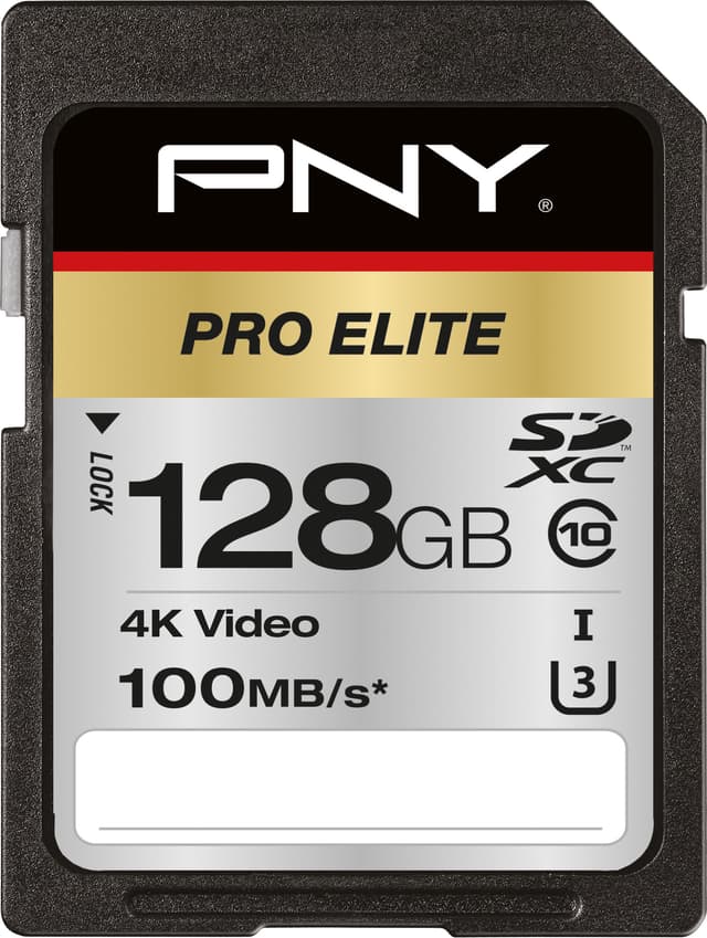 PNY Pro Elite SDXC muistikortti (128 GB)