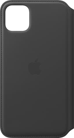 iPhone 11 Pro Max læder Folio cover (sort)
