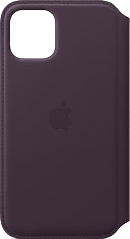 iPhone 11 Pro Folio läderfodral (aubergine)
