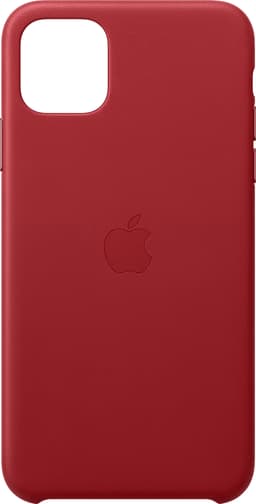 iPhone 11 Pro Max läderfodral (röd)