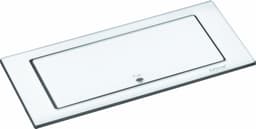 EVOline BackFlip stikkontakt (hvitt glass)