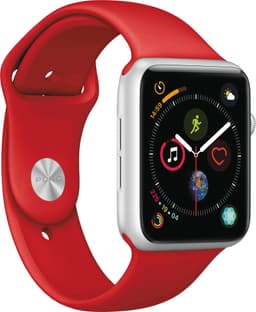 Puro Icon Apple Watch silikoninen urheiluranneke 42-44 mm (punainen)
