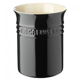 Le Creuset Bestikk og Redskapskrukke i Stentøy Black