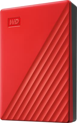 WD My Passport bärbar hårddisk 4 TB (röd)