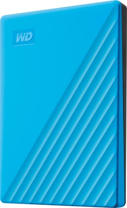 WD My Passport bærbar harddisk 2 TB (blå)