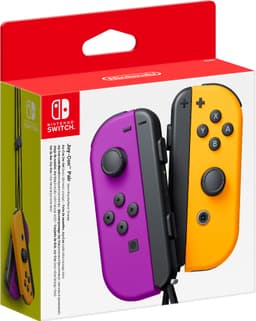 Nintendo Switch Joy-Con ohjaimet (neonoranssi + violetti)