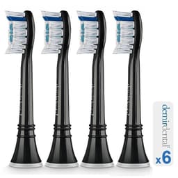 Demirdental Black Tandborsthuvud till Philips Diamond Clean 6-Pack