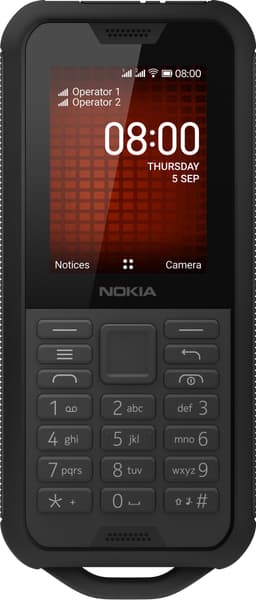 Nokia 800 Tough matkapuhelin (musta)