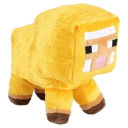 MINECRAFT HAPPY EXP PLUSHGOLD SHEEP,7"