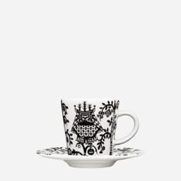 Iittala taika espresso cup med skã¥l 10 cl sort