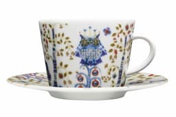 Iittala taika cappuccino/kaffe  kopp hvit med skã¥l 0,2l