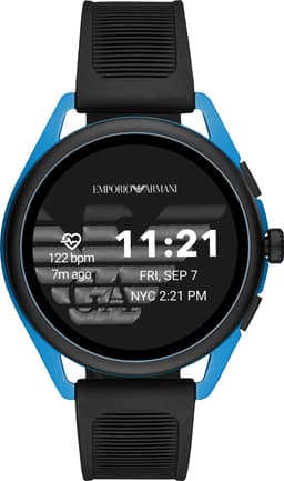 Emporio Armani Connected Matteo Gen. 5 smartwatch 44 mm (blå/svart)