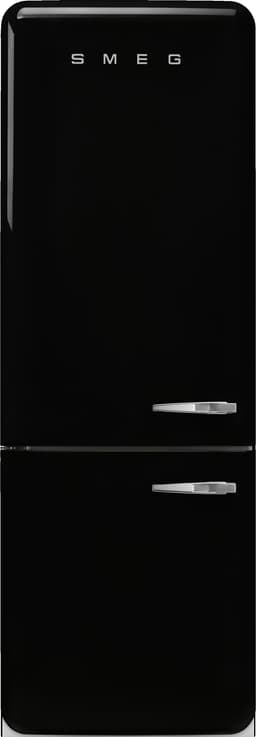 Smeg 50's Retro Style kølefryseskab FAB38LBL (sort