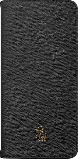 La Vie Fashion Folio fodral för Samsung Galaxy S10 (svart)