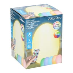 Äggformad skiftande RGB Lampa