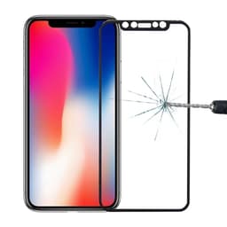 Koko näytönsuoja karkaistua lasia iPhone X / XS / 11 Pro Titaanireunoilla