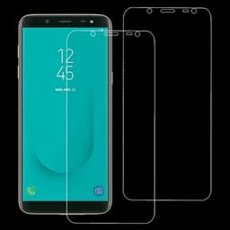 Tempererat Skärmskydd 9H 2.5D till Samsung Galaxy J6 2018 2-pack