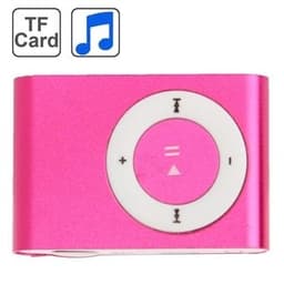 Mp3 Spelare med metall-clip - Rosa