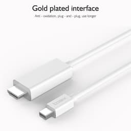 Basix D3 Mini DP till 4K HDMI Signalomvandlare 1.8m