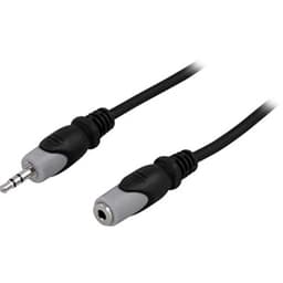Lydkabel, 3,5mm hann - hunn, 3m