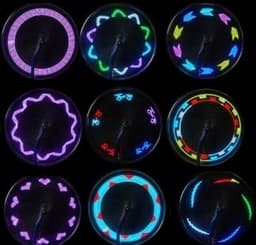 Sykkellys hjul - Effektfull med 30 LED effekter