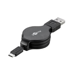 Udtrækkeligt USB A han til USB-type C - 1 meter