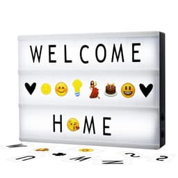 Lightbox / Ljustavla med Emojis