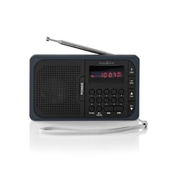 Nedis FM Radio - USB & microSD Svart/Grå