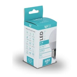 LED lyspære E27 C37 6W 230V 4500K 480lm