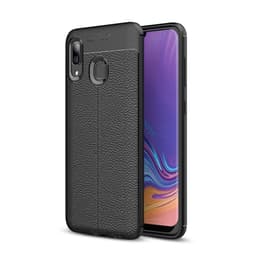 Skal Leather-Look Galaxy A40 (Black)