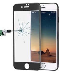 Bøyd herdet fullskjermbeskyttelse av glass til iPhone 8 Plus / 7 Plus - Svart
